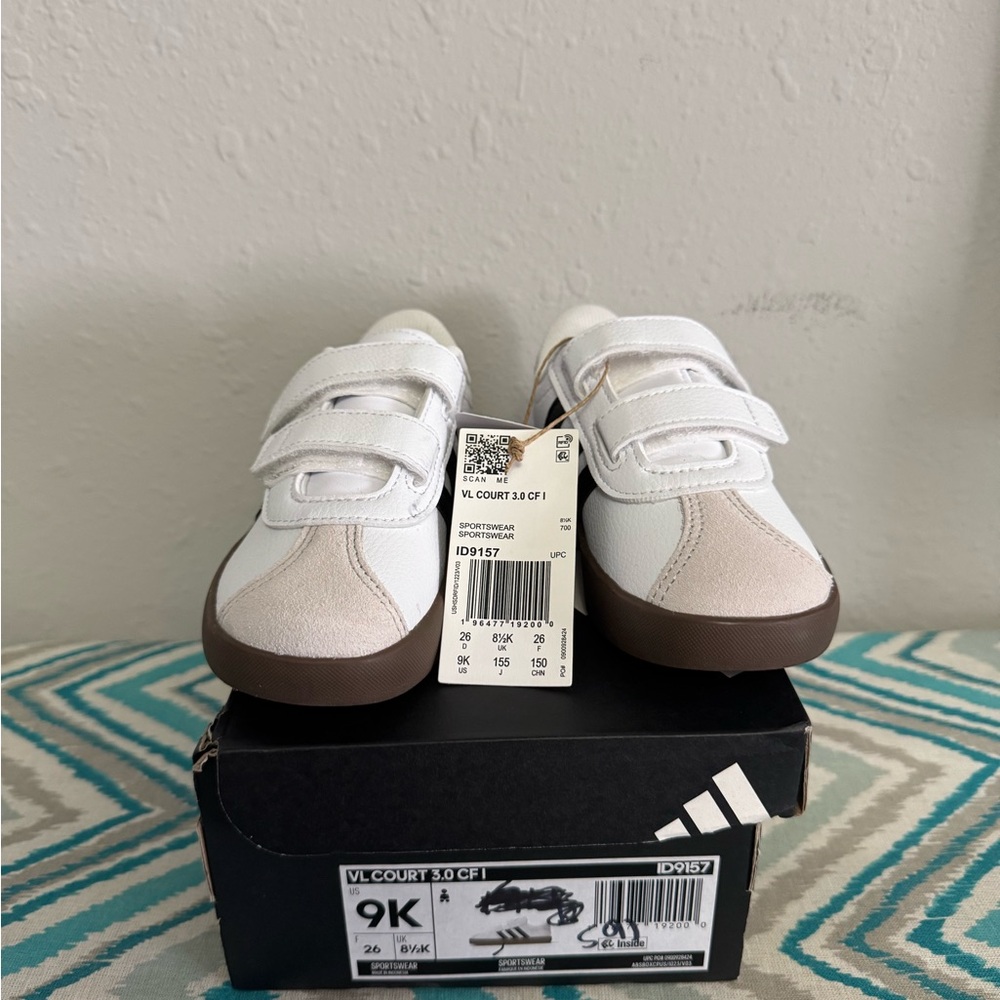 Brand New WT Kids Adidas VL Court 3.0